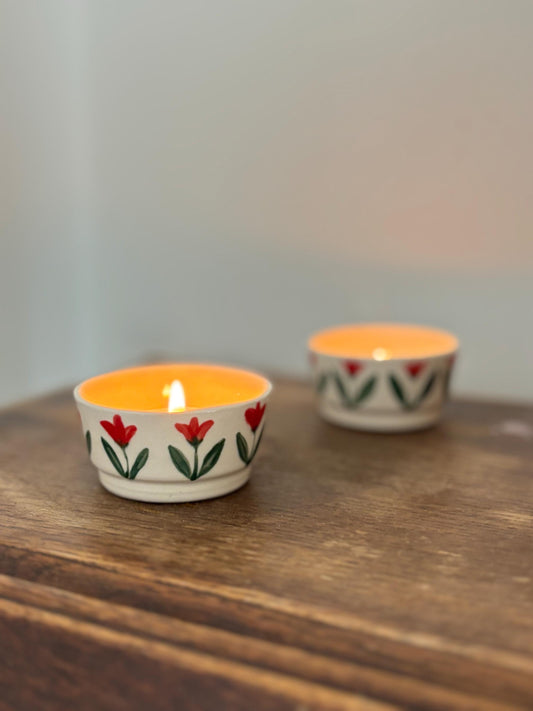 Tea light holder - Tulips