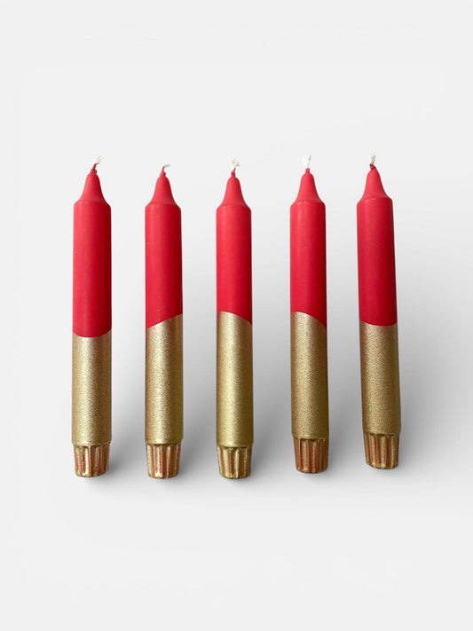 Red and Gold Candles