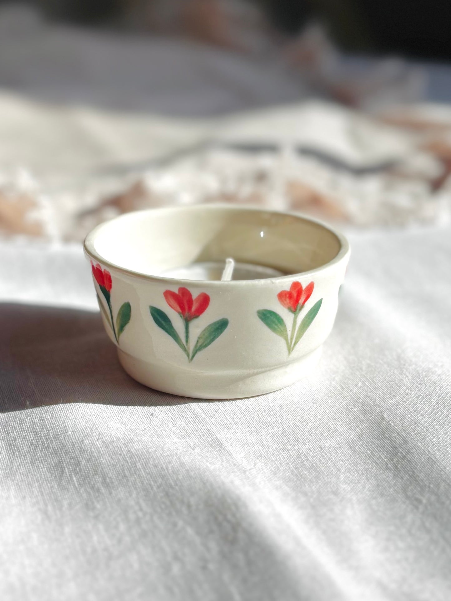Tea light holder - Tulips
