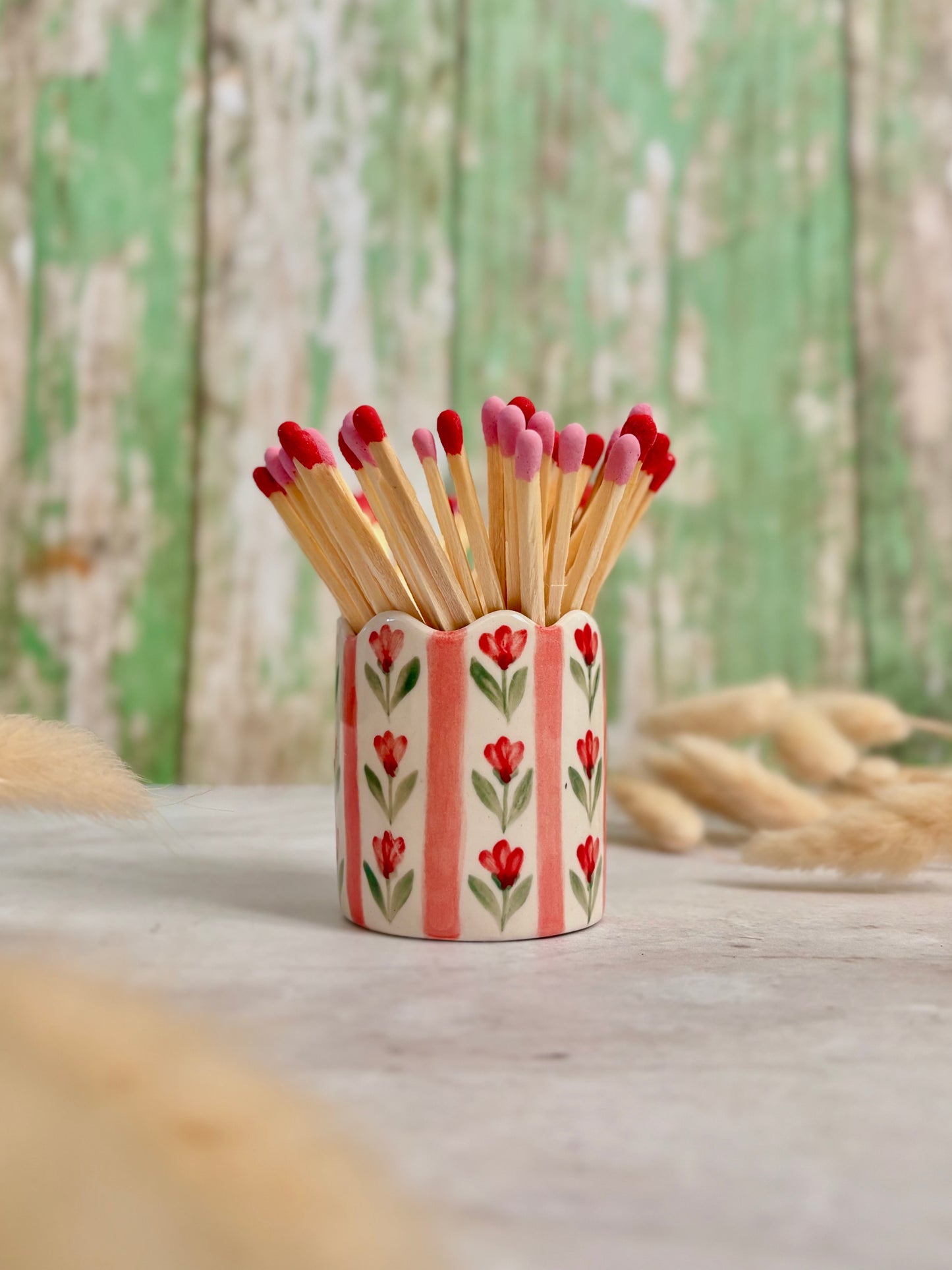 Hand made Ceramic Match pot