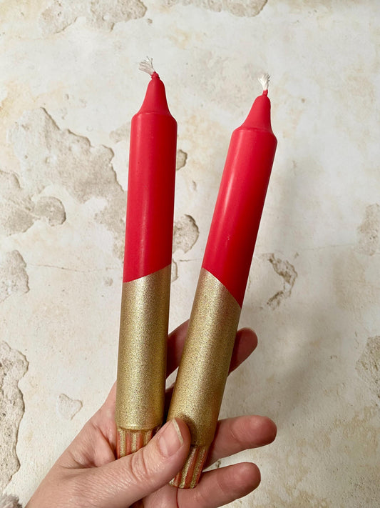 Red and Gold Candles